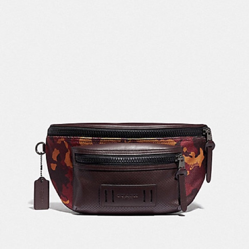 NEW ‼️ COACH MEN TERRAIN BELT BAG WITH CAMO PRINT